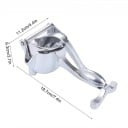 Ręczna aluminiowa wyciskarka do soku 18,7 x 11,2 x 9,3 cm Ręczna wyciskarka do cytrusów i owoców Kuchenna wyciskarka do soku Trwała metalowa 2