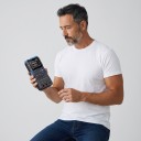Ręczny miernik LCR z automatycznym pomiarem i klasyfikacją komponentów, 4,5-cyfrowy 2,8" wyświetlacz TFT, 100 Hz–100 kHz, czarno-niebieski 4