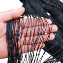 Red antipájaros negra 4 x 10 m Malla 1,5 x 1,5 cm Resistente y ligera Red para árboles frutales, arbustos, viñedos, invernaderos y parterres 3