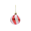 Red Christmas Baubles 6 cm 6 pcs 1