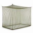 Red de camping contra mosquitos Mosquitera rectangular con lazos 200 x 90 x 180 cm Malla de poliéster fina Verde oliva Para camping 6