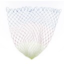 Red de pesca plegable de nailon de 45 x 45 cm y 55 cm de profundidad, con forma de diamante de colores, trampa para peces, camarones, cangrejos 1
