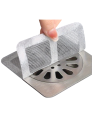 Red filtrante autoadhesiva 10 x 10 cm, 10 unidades – filtro de desagüe, captador de restos, cabellos, insectos, objetos pequeños 7