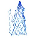 Red para heno 94 cm cuerda trenzada de PE Bolsa resistente para heno para caballos con pequeños agujeros Equipamiento ecuestre para alimentación lenta y cuidado de caballos 1