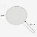 Rede de aço inoxidável contra salpicos de óleo Ø29 cm Tampa de cozinha para frigideira com malha fina Cabo de 16,5 cm Resistente ao calor 2