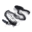 Rede de nylon preta contra pássaros 6x2 m Rede de proteção para jardim e varanda Tamanho da malha 2 cm Prevenção de danos Proteção da colheita Barreira para pássaros 5