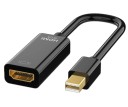 Redução Mini DisplayPort macho para HDMI fêmea 4K 15 cm Adaptador mDP para HDMI Conversor MacBook Notebook PC Monitor TV Plug & Play Qualidade de transmissão de imagem 1