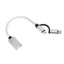 Redução USB-C / Micro USB para USB 2.0 K43 8
