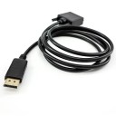 Réducteur DisplayPort mâle vers DVI mâle Câble 1,8 m Adaptateur 1080p Pour moniteurs projecteurs Ordinateurs Cartes graphiques Transmission vidéo 6