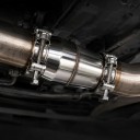 Reductie evacuare 51 mm la 57 mm Adaptator de reductie pentru teava de evacuare Otel inoxidabil Cu 2 cleme Montaj fara sudura Conector universal 2