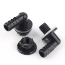 Réduction coudée de vidange pour aquarium 3