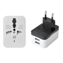 Reductor de călătorie UE cu 2x port USB 2