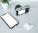 Reduktion til Apple iPhone Lightning til 2x USB / Lightning 5