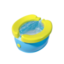 Redutor de sanita dobrável portátil para crianças 22 x 20 x 10 cm Assento de sanita dobrável para saco Redutor de sanita de viagem com capacidade de 50 kg Para crianças 5