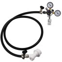 Redutor W21.8 com mangueira para garrafas de CO2 3