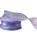 Reflecterend regenbooglint met golvende rand 4 cm x 9 m Glanzend decoratief lint voor cadeaus Decoratief lint voor verpakkingen Kerstdecoratie Handwerk 9
