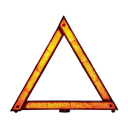 Reflective Warning Triangle for Cars 30x30 cm Folding Red Safety Device on Stand Emergency Triangle for Road Use 3