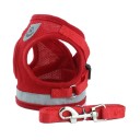 Reflekterende sikkerhedssele til hunde med snor. Vest til små hunde og hvalpe. Brystsele med åndbarhed til hunde, 7,5 - 10 kg. 5