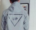 Reflektierende Frühlingsjacke für Herren UP – Grau 5