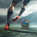 Reflektierender holografischer Fußball Größe 5 Durchmesser 21 cm Leuchtender Ball für Tag und Nacht Trainingsball für Kinder und Erwachsene auf allen Oberflächen 2