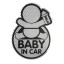 Reflexná samolepka na auto Baby in car 6