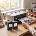Refurbished HP 305XL Ink Cartridges Pack of 2 Black 18 ml For 600 Pages With Chip For HP DeskJet 2700 2720 4110 4120 and Envy 6020 5