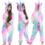 Regenbogen-Einhorn-Jumpsuit für Mädchen 7