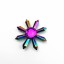 Regenbogen-Fidget-Spinner E81 8