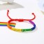 Regenbogen geflochtenes Armband 3