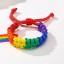 Regenbogen geflochtenes Armband 7