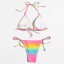 Regenbogenbikini für Damen 2