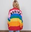 Regenbogenpullover für Damen A2272 2