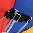 Regenschirm auf dem Kopf für freie Hände mit elastischem Band Faltbarer Regenschirm-Hut gegen Regen Buntes Cover Durchmesser 55 cm 7
