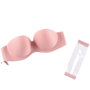 Reggiseno autoadesivo senza spalline design liscio poliestere elastan nylon senza cuciture per abiti e top 3