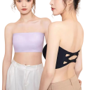 Reggiseno bandeau da donna con chiusura elastica sul retro taglia universale poliammide elastan per uso quotidiano sotto i vestiti 7