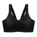 Reggiseno da donna con coppe sagomate senza ferretto in nylon comodo per l'uso quotidiano design liscio e discreto 2