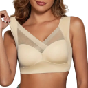 Reggiseno da donna con coppe sagomate senza stecche in elastan comodo per l'uso quotidiano struttura liscia design discreto 6