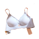 Reggiseno da donna con coppe sagomate senza stecche in elastan nylon comodo per l'uso quotidiano design liscio e discreto 3