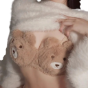 Reggiseno da donna con design in peluche di orsetto senza imbottitura elastan nylon biancheria intima morbida con aspetto originale per indossare 5