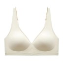 Reggiseno da donna con design liscio senza imbottitura in elastan e poliammide leggero e elastico intimo per uso quotidiano 1