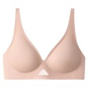 Reggiseno da donna con design liscio senza imbottitura in elastan e poliammide leggero e elastico intimo per uso quotidiano 3