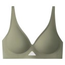 Reggiseno da donna con design liscio senza imbottitura in elastan e poliammide leggero e elastico intimo per uso quotidiano 2