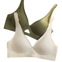 Reggiseno da donna con design liscio senza imbottitura in elastan e poliammide leggero e elastico intimo per uso quotidiano 6