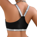 Reggiseno da donna con spalline elastiche senza ferretto coppe sagomate elastan poliammide comodo per l'uso quotidiano discreto 4