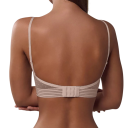 Reggiseno da donna con spalline sottili e pannelli in rete elastan poliammide leggero per uso quotidiano e comfort 6