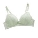 Reggiseno da donna in pizzo con delicato motivo senza imbottitura in cotone poliestere leggero intimo per uso quotidiano 1