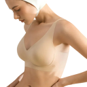 Reggiseno da donna senza chiusura posteriore con spalline sottili in elastan nylon per schiena scoperta e abbigliamento estivo 3