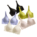 Reggiseno donna senza ferretto con coppe sagomate in elastan nylon costruzione liscia confortevole adatto per un uso quotidiano discreto 10