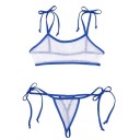 Reggiseno e tanga trasparenti da donna P1098 6