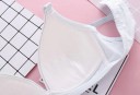 Reggiseno in cotone per donna per l'uso quotidiano Coppe lisce e sagomate Spalline regolabili Chiusura con ganci sul retro Fiocchetto 8